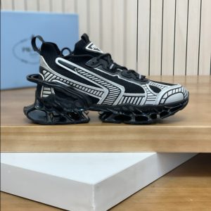 Prada Blade Type Black Sneakers Reps - PRS014 - view 01