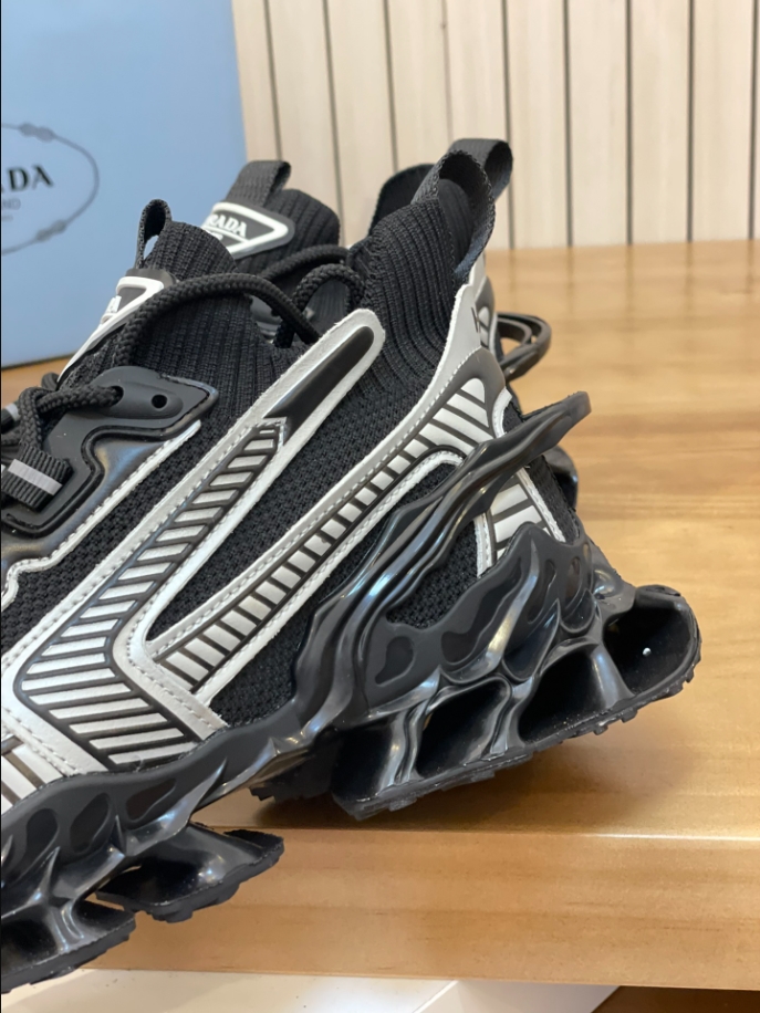 Prada Blade Type Black Sneakers Reps - PRS014 - view 04