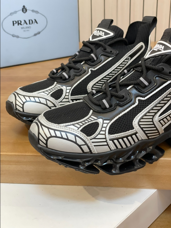 Prada Blade Type Black Sneakers Reps - PRS014 - view 06