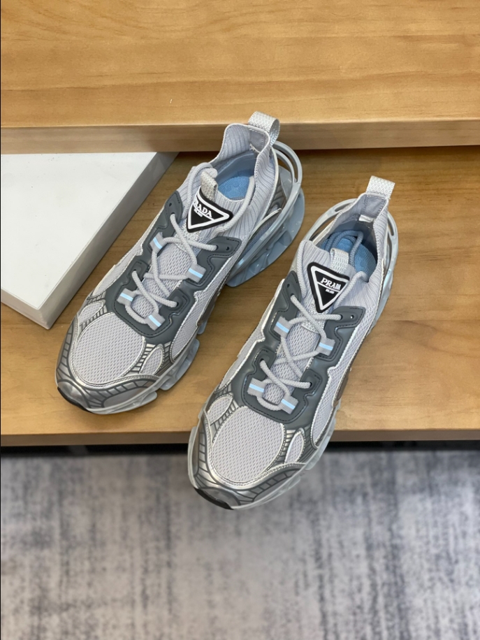 Prada Blade Type Grey Sneakers Reps - PRS016 - view 02