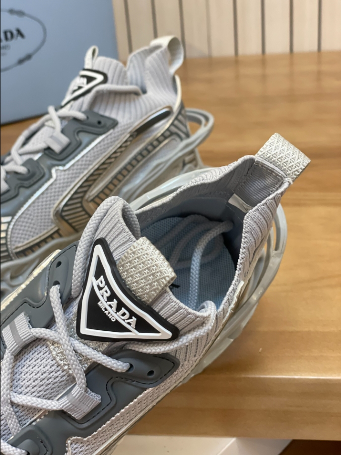 Prada Blade Type Grey Sneakers Reps - PRS016 - view 06